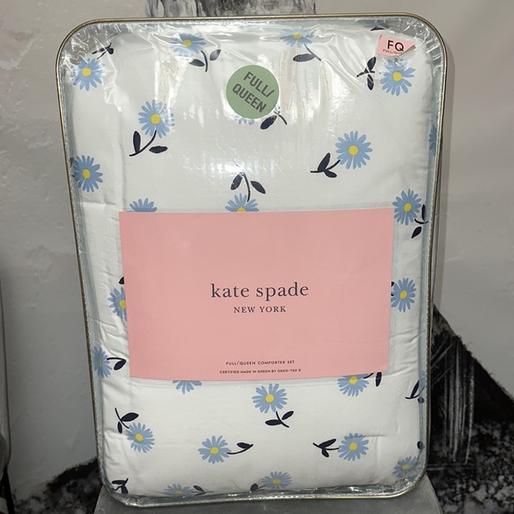 Kate spade full queen comforter set flower power - Picture 2 of 7